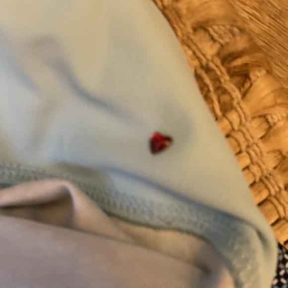 Lorna Jane small yoga pants worn once blue pink design silky soft - Picture 4 of 11